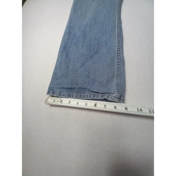 Levi's Low Rise Bootcut size 10 denim blue jeans - Picture 9 of 10